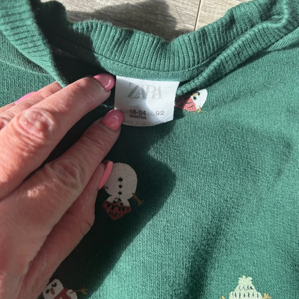 Zara Christmas sweater 18-24 months - Picture 2 of 2